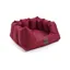 Digby and Fox Small Nest Dog Bed in Maroon