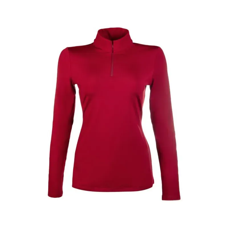 HKM Functional Shirt Wine Red 8-9yrs