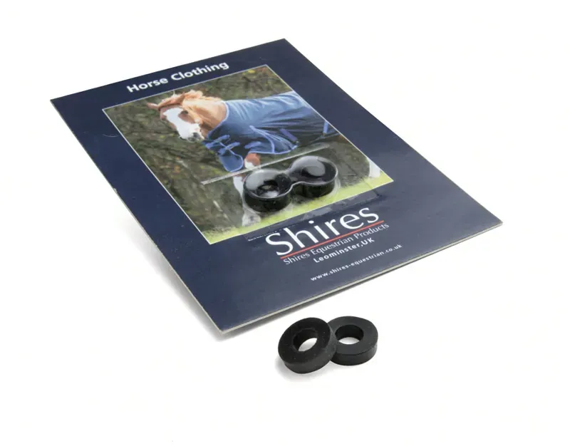 Shires One Pair Rubber Spare Surcingle Rings