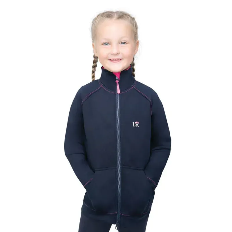 Little Rider Sue Softshell Jacket in Navy/Pink