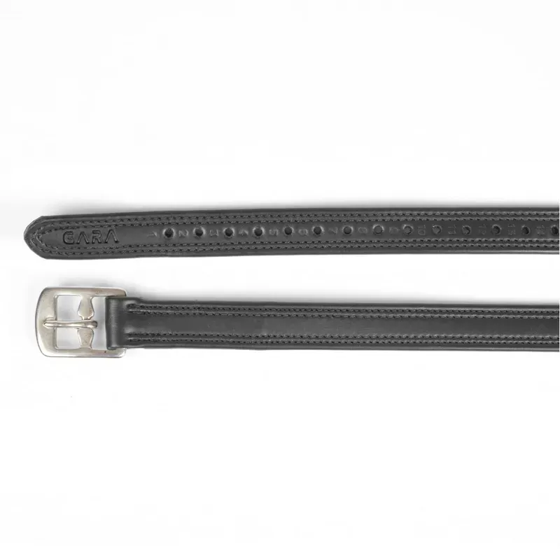 Velociti Easy Care Non Stretch Stirrup Leathers in Black
