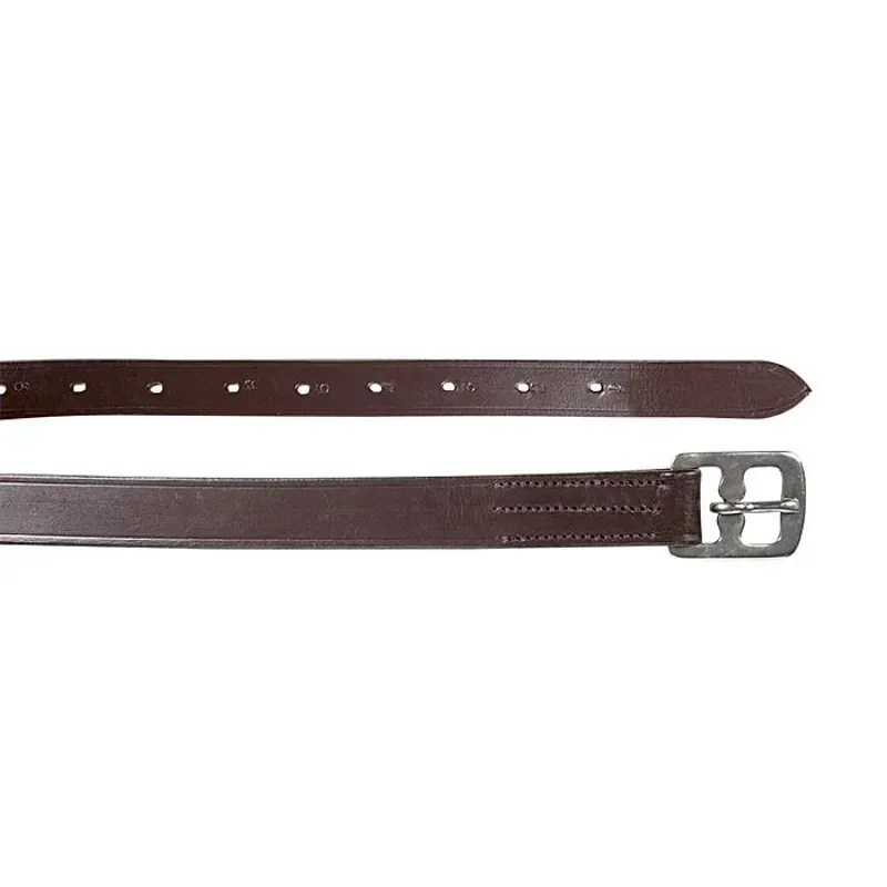HKM Stirrup Leathers Dark Brown 145cm