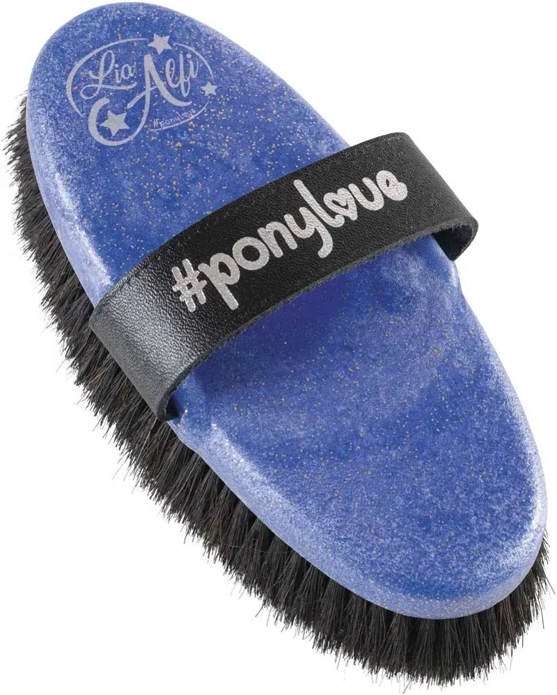 Haas Ponylove Diva Brush in Blue