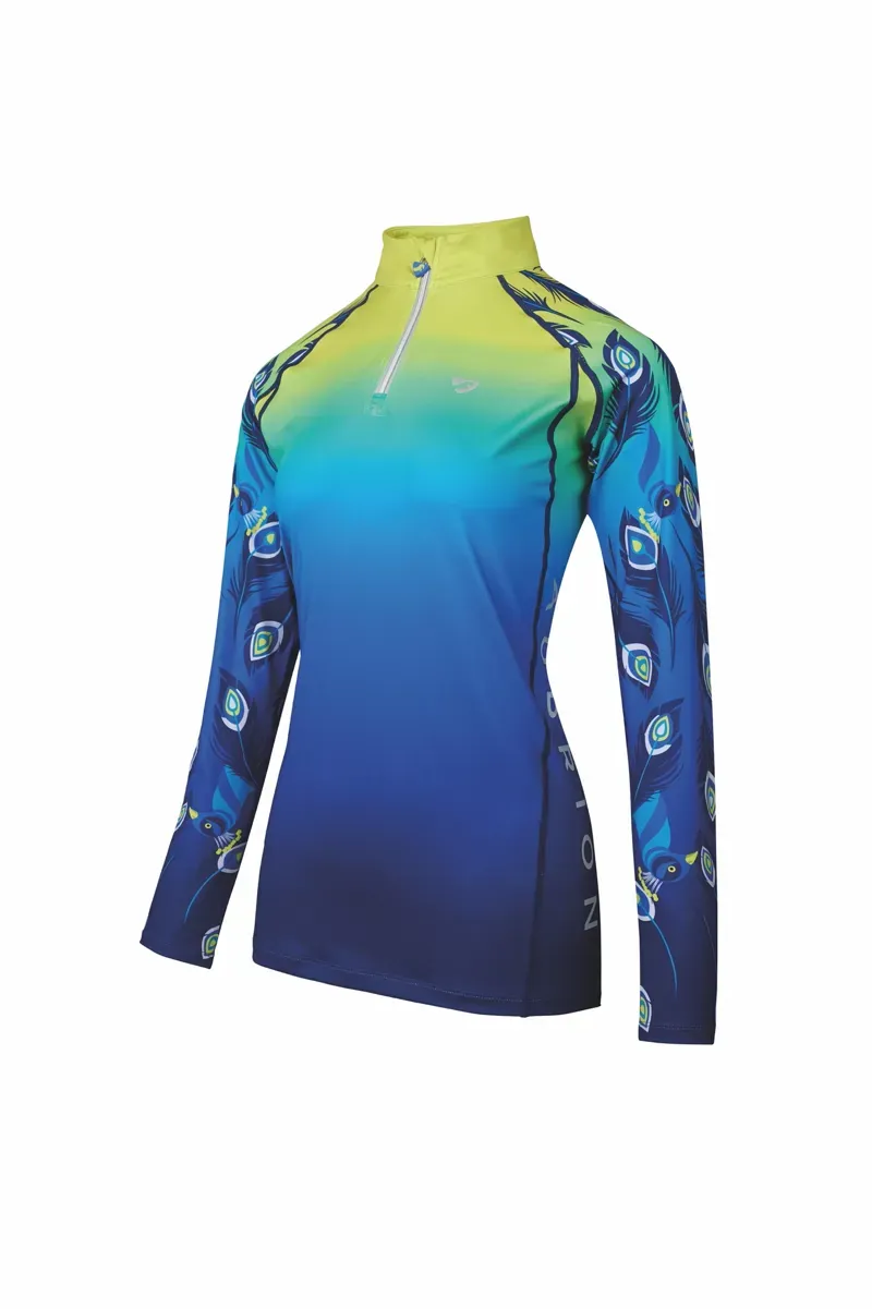 Aubrion Hyde Park Cross Country Womens Shirt in Blue