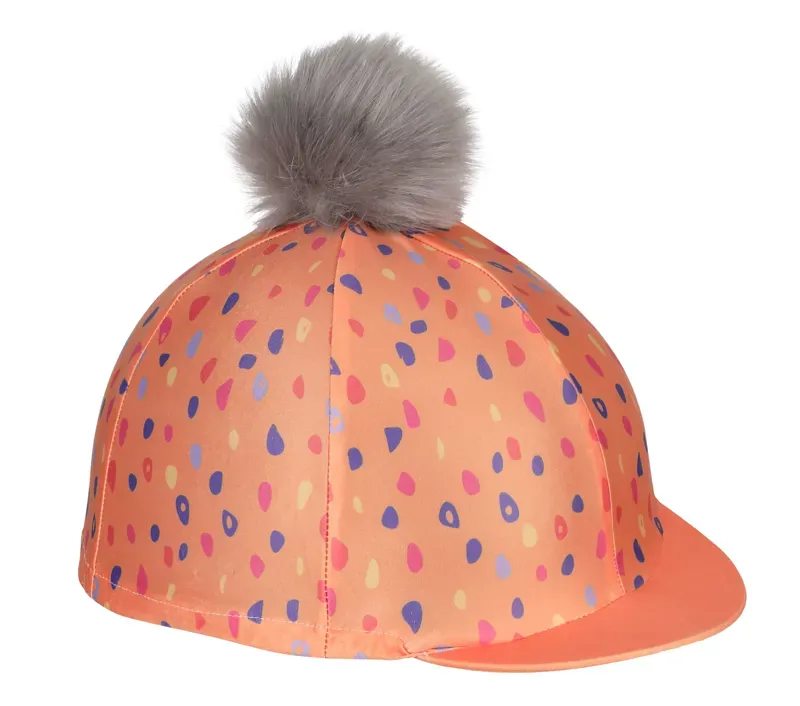 Aubrion One Size Hyde Park Hat Cover in Orange Spot