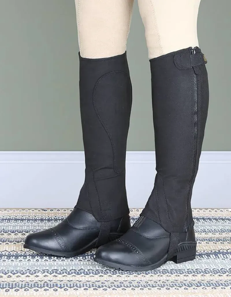 Moretta Amara Childs Half Chaps in Black