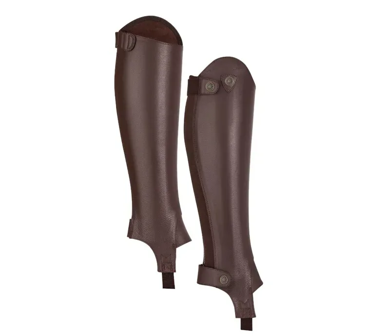 Moretta Leather Gaiters in Brown