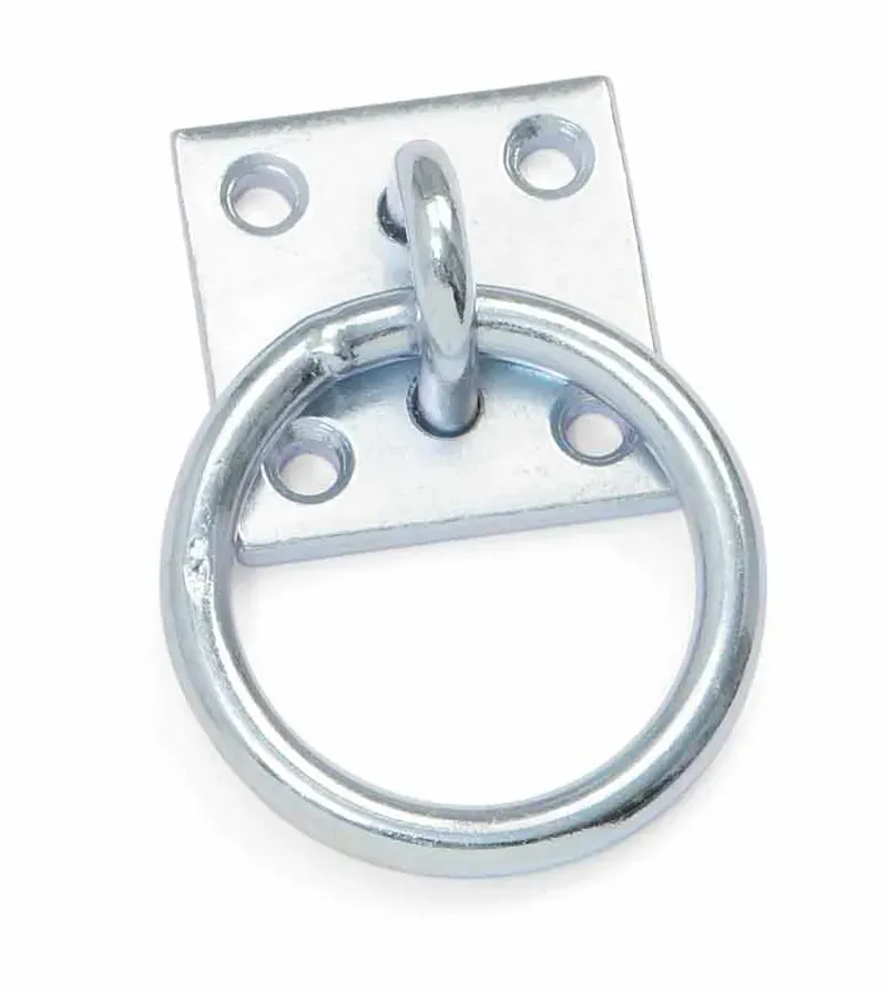 Shires One Size Tie Ring With Metal Plate