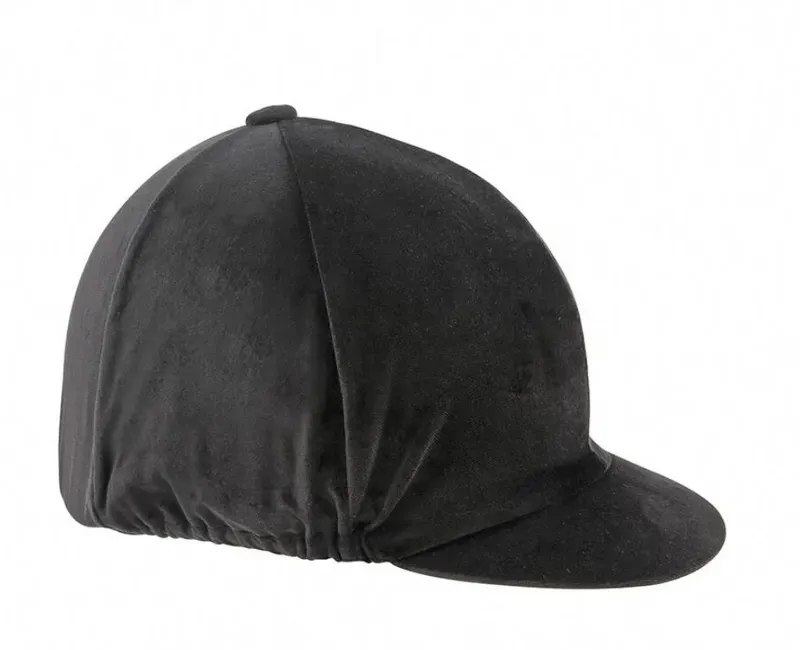 Shires Velvet Hat Cover In Black
