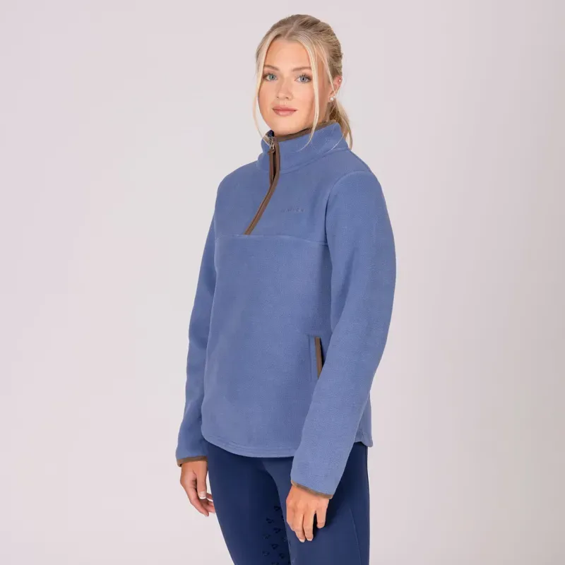 Aubrion Core Half Zip Fleece in Blue