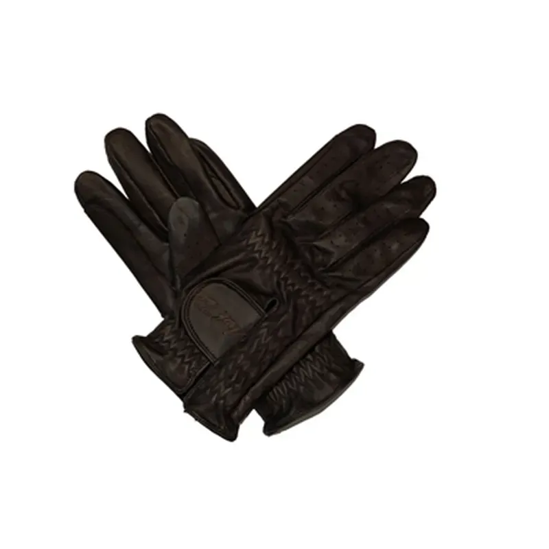 Mark Todd Adults Leather Riding/Show Gloves In Brown