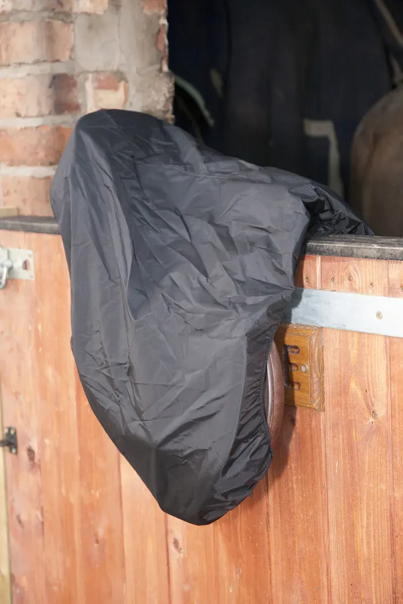 Bitz Plain Saddle Cover Waterproof in Black