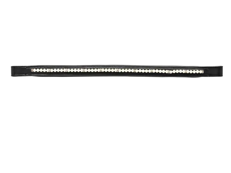 Caldene Pearl Diamonte Browband - Havana - Pony