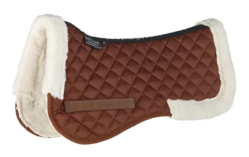 Cottage Craft Synthetic Half Pad - Brown - Cob