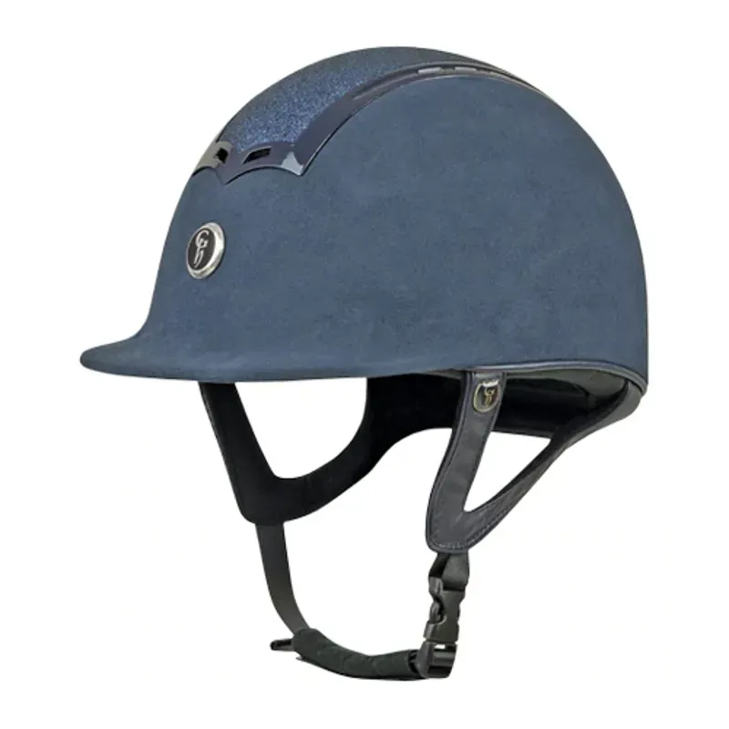 Gatehouse Ciana Riding Hat Suede Navy/Glitter 58