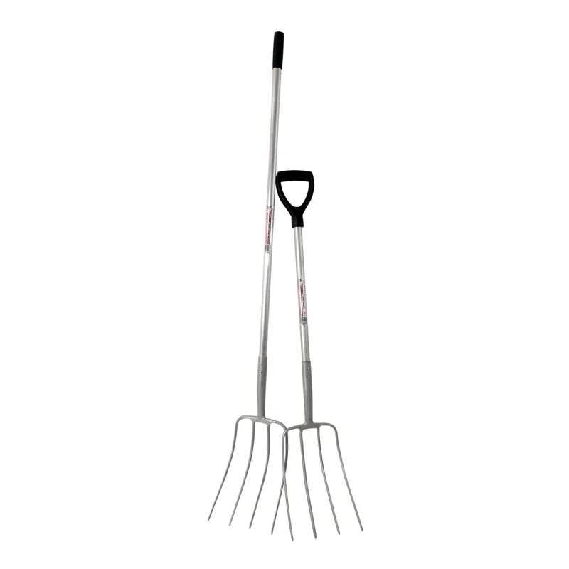 Red Gorilla D-Handle Pro Fork in Silver