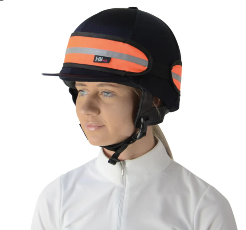 Hy Viz Hat Band in Orange/Black