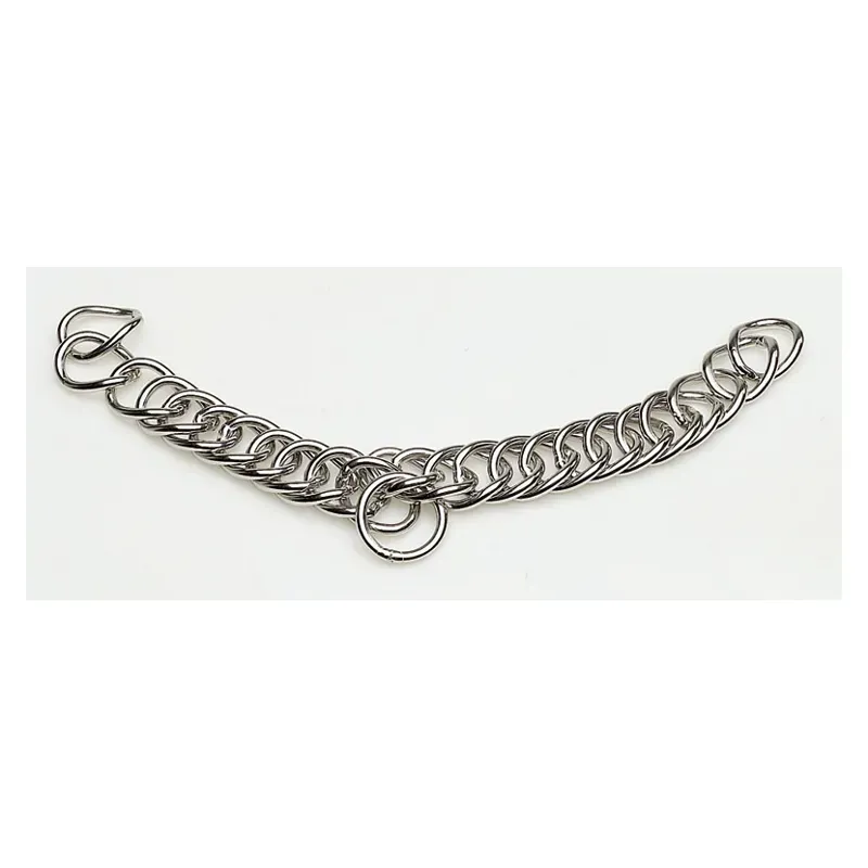 Lorina 9.5 inch Curb Chain Double Link in Silver