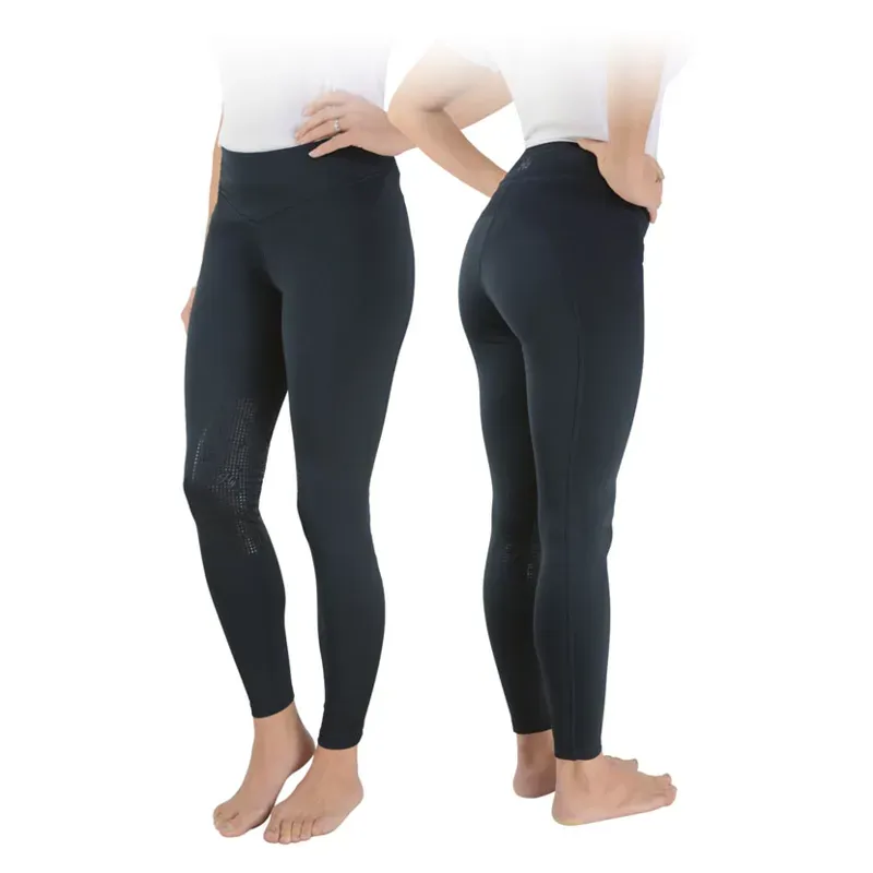 Hy Equestrian Oslo Softshell Riding Tights in Navy