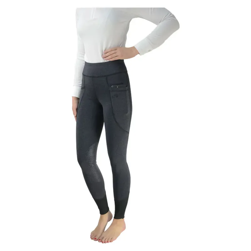 Hy Equestrian Cartmel Ladies Riding Skins in Charcoal Grey