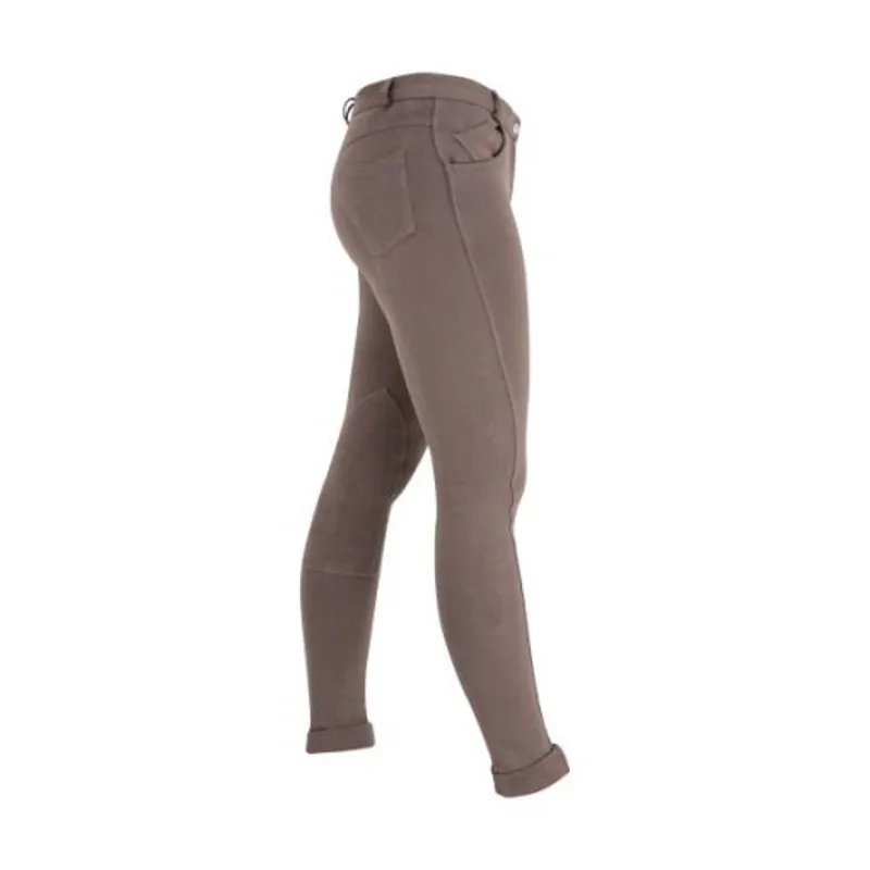 Hy Performance Melton Ladies Jodhpurs Chocolate 34-1