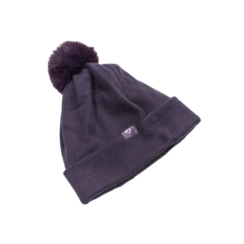 Aubrion Fleece Lined Hat PURPLE one size-1