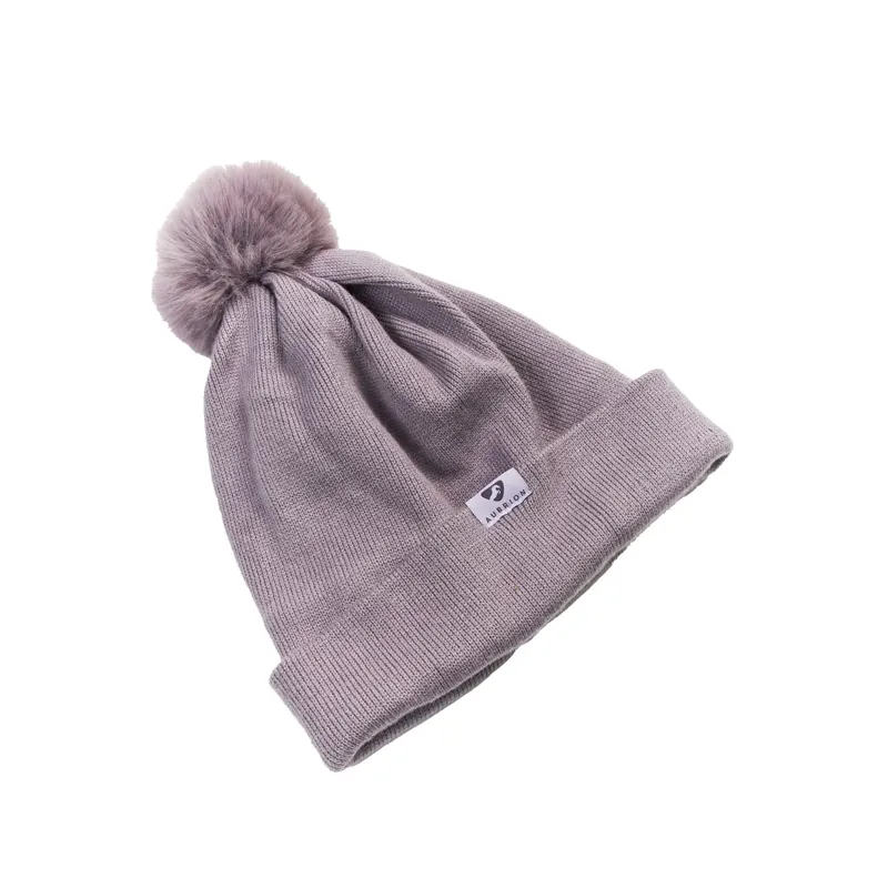 Aubrion Fleece Lined Hat MAUVE one size-1