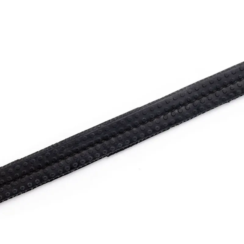 Hy Equestrian Rubber Grip Reins Black