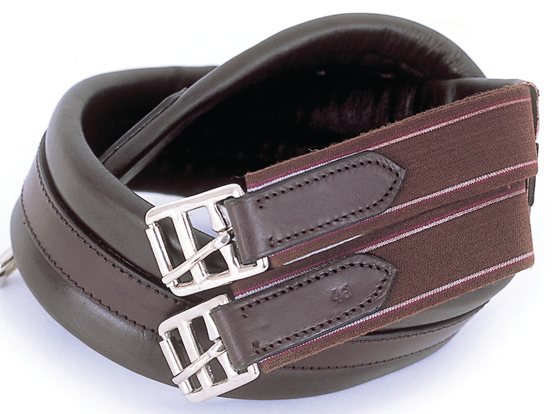 Windsor Padded Leather Girth Havana