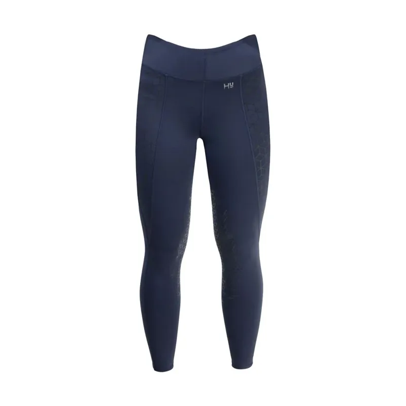 Hy Performance Hex Riding Skins Mid Blue Med