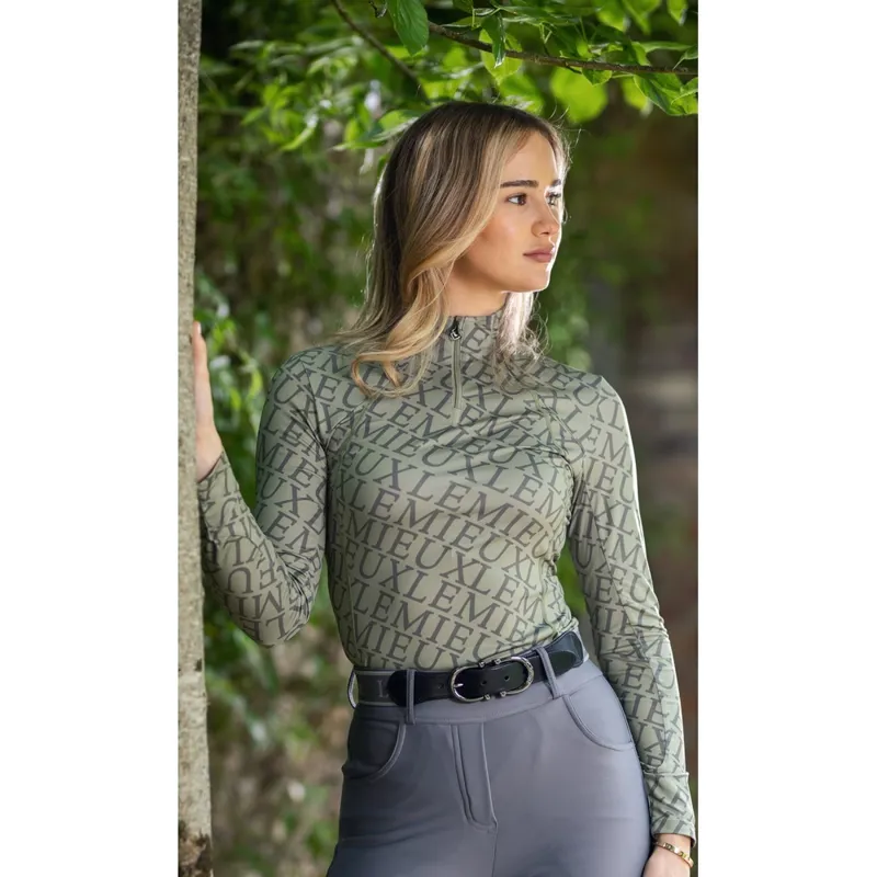 LeMieux Fleur Base Layer Moss 10-1