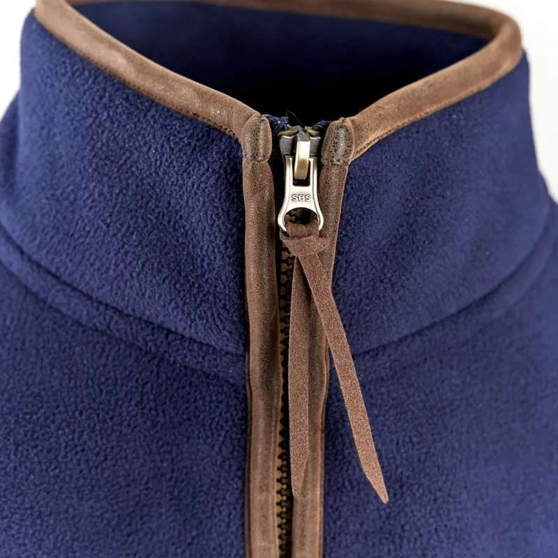 Aubrion Core Fleece Gilet in Navy-2