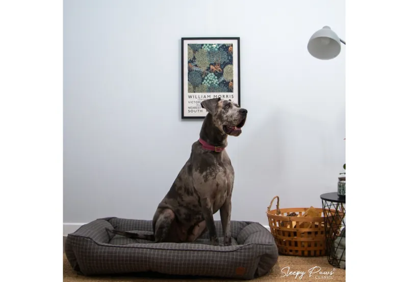 Ancol Bed Grey Check 78x90-2