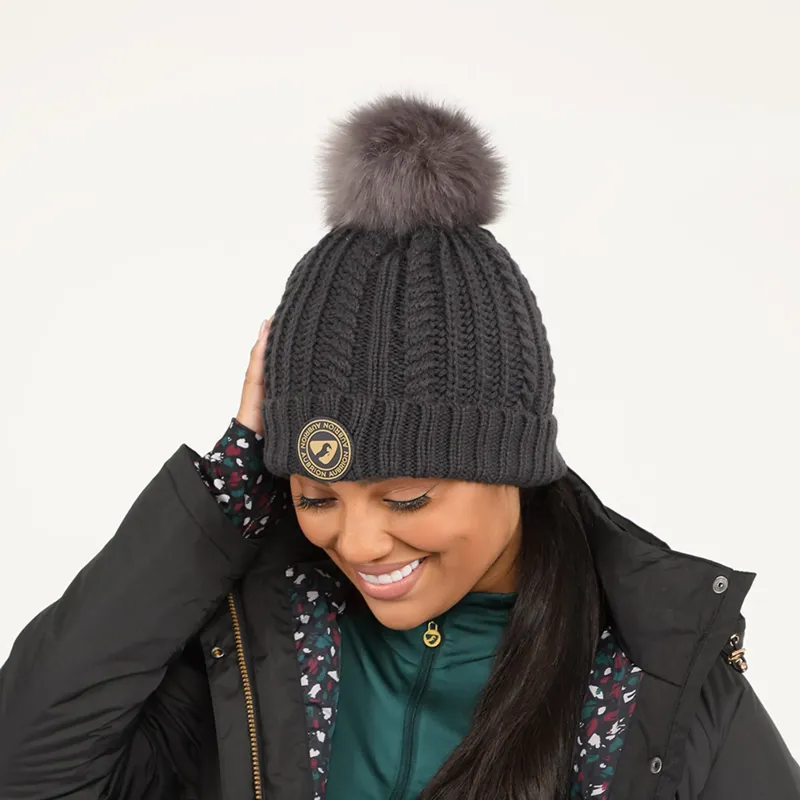 Aubrion Northwood Fleece Lined Hat Charcoal-1