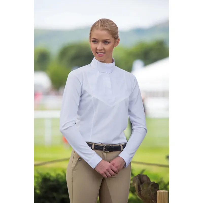 Shires 9996 Long Sleeve Stock Shirt Ladies