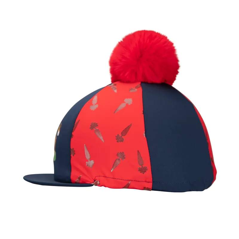 Winnie and Me Hat silk Navy/Red-4