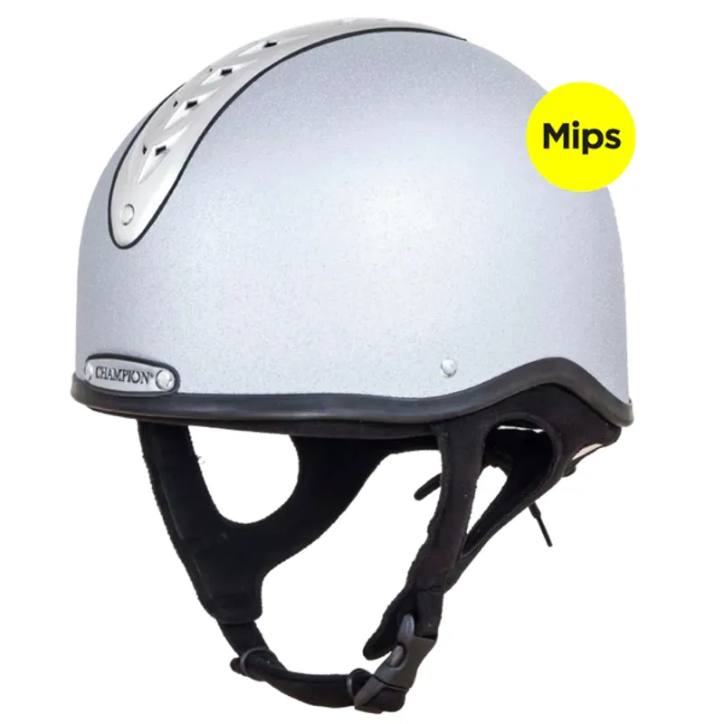 Champion Revolve Junior X-Air MIPS Jockey Helmet 58 Silver