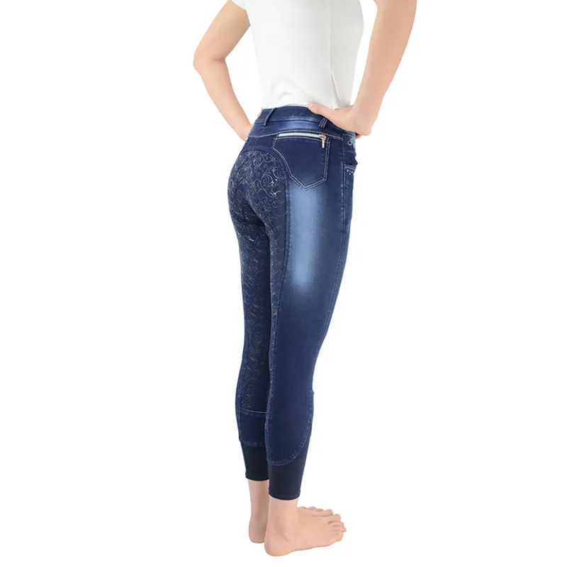 Hy Performance Cambridge Denim Look Breeches 28-1