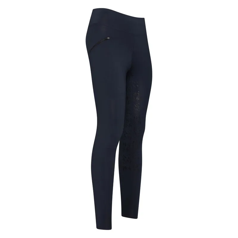 Easy Rider Dietse Kids Winter Full Grip Riding Tights Black-2