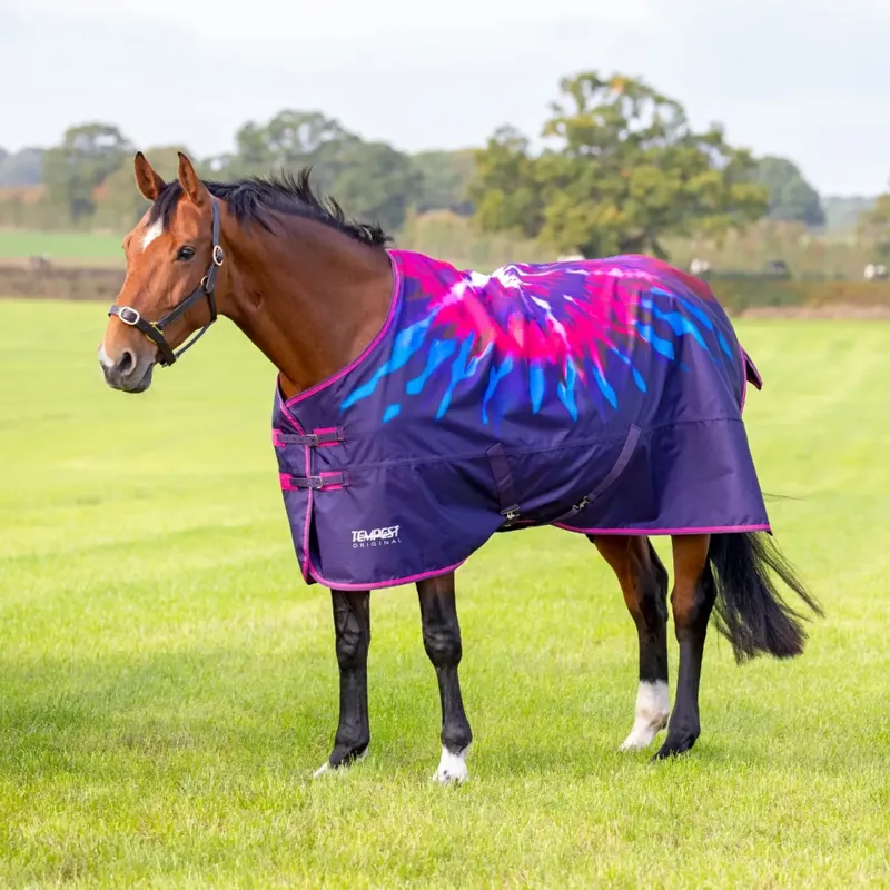 Tempest Original 100 Turnout Rug PINK TIE DYE
