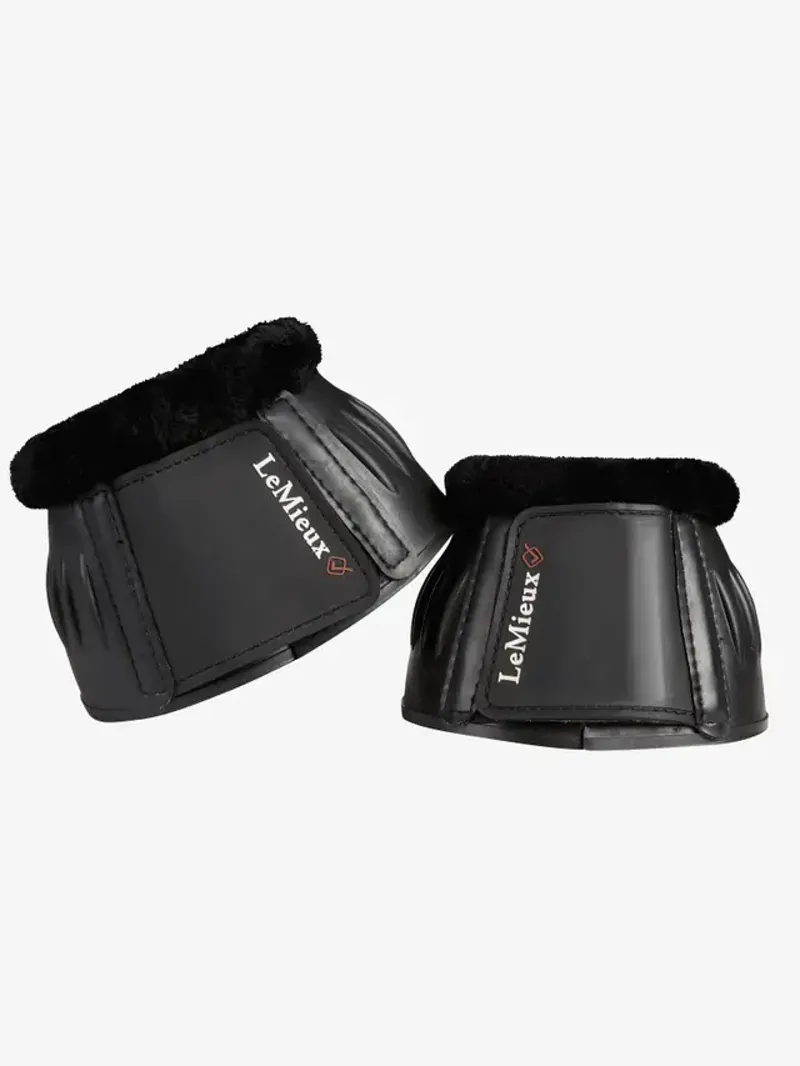 Lemieux Rubber  Bell Boot With Fleece Black-1