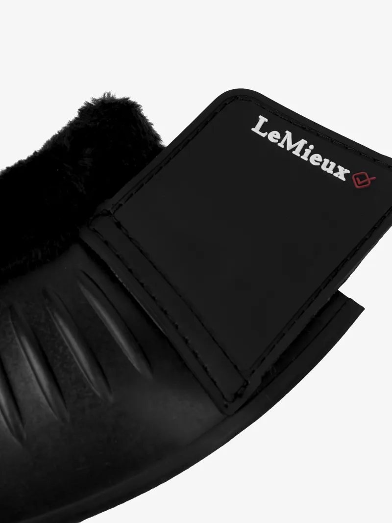 Lemieux Rubber  Bell Boot With Fleece Black-2