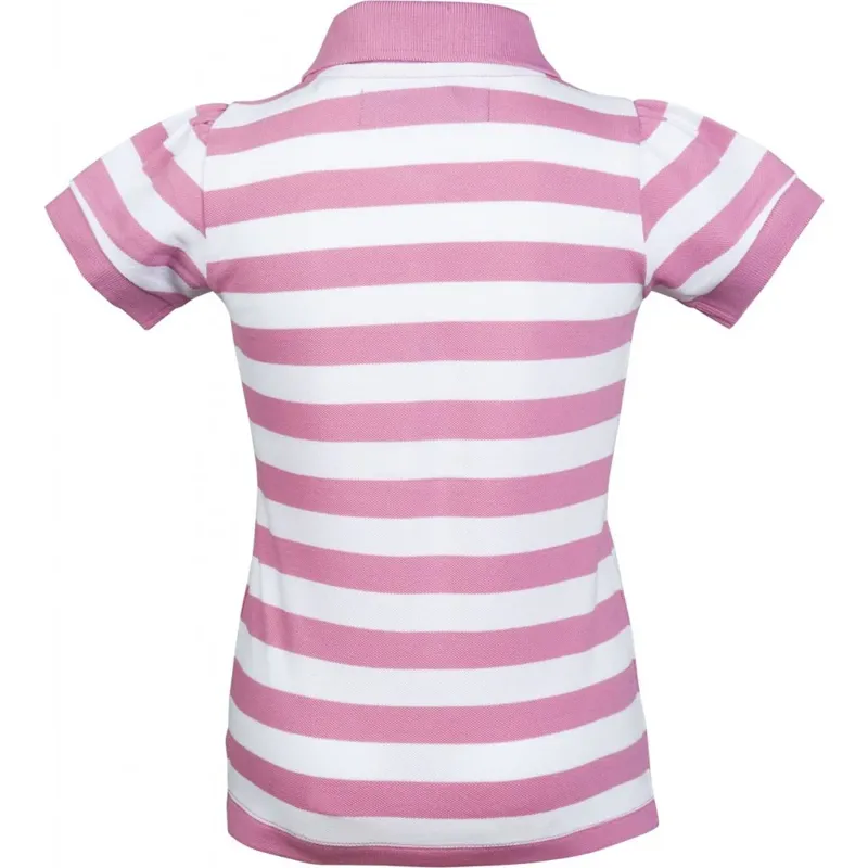 Polo Shirt Pink/White 116/122-1