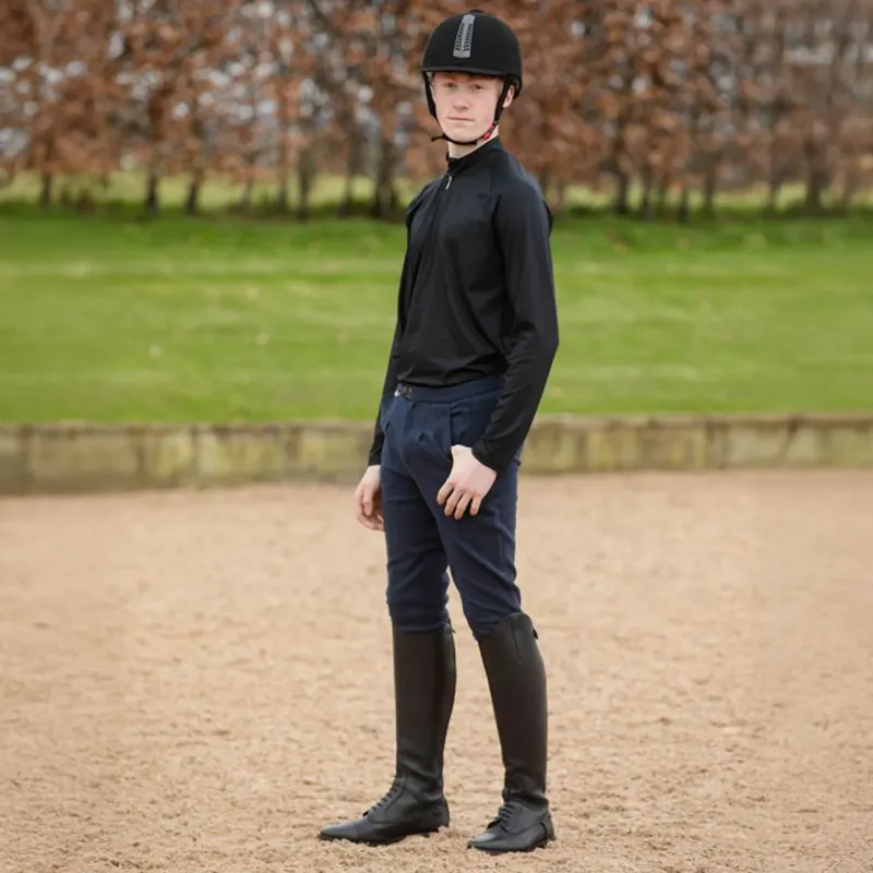 Rhinegold Mens Breeches Navy 32