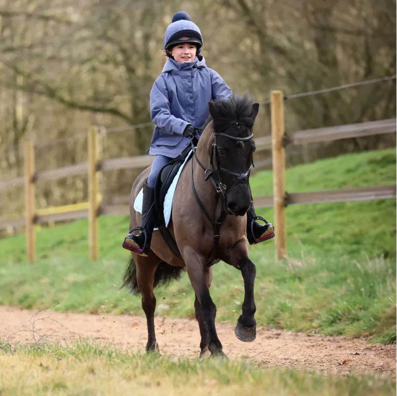Aubrion Non-Stop Riding Tights - Young Rider BLUE-3