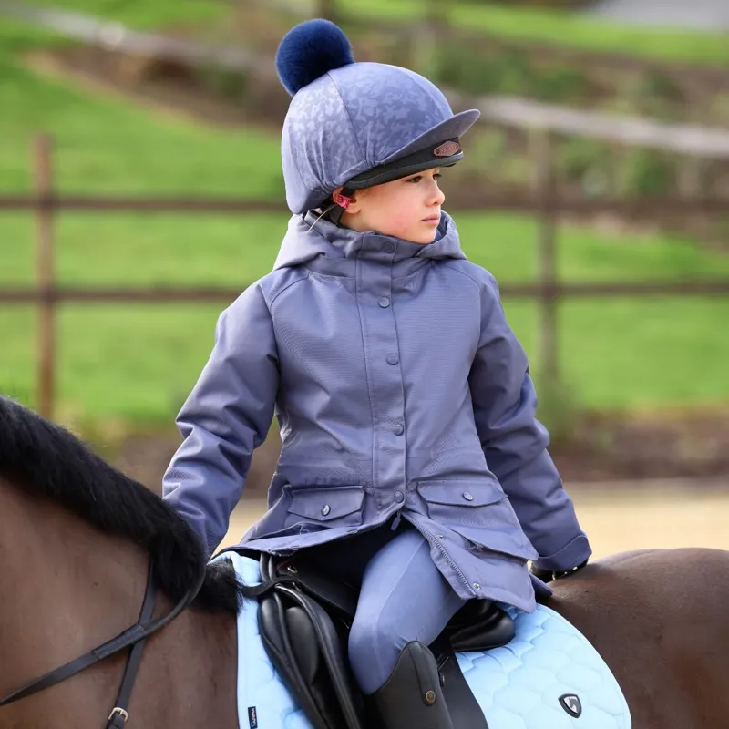 Aubrion Non-Stop Riding Tights - Young Rider BLUE-2