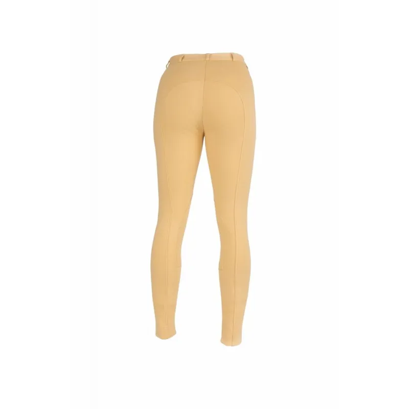 Shires Ladies Saddlehugger Jodhpurs Canary-1
