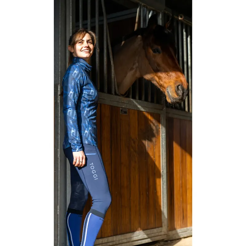 Toggi Sculptor Icon Riding tights 26 Navy -1