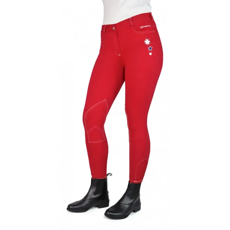 Whitaker Kids Calder Breeches red 13-14