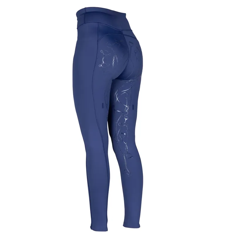 Aubrion Team Winter Riding Tights - Young Ridier NAVY-3